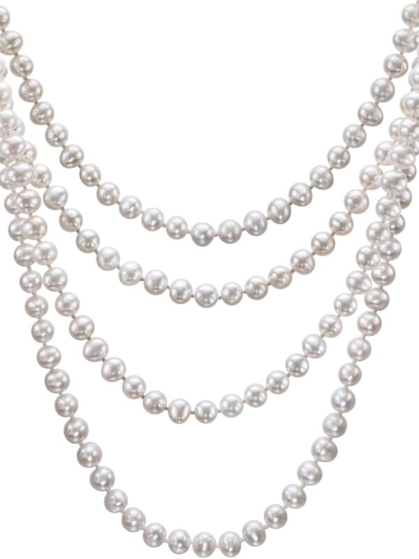 HinsonGayle AAA Handpicked 6.5-7 White Pearl Necklace