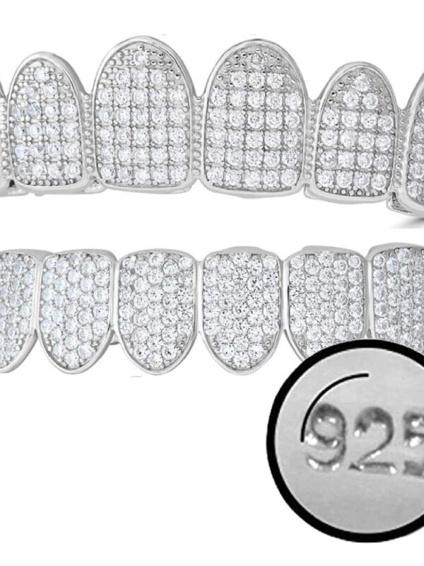 Sterling Silver Top & Bottom Grills for Teeth