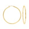 Ross-Simons Italian 2mm 18kt Yellow Gold Hoop Earrings