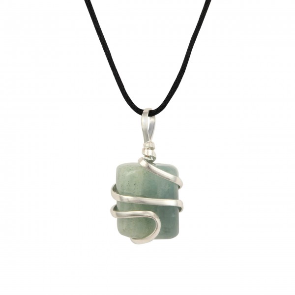 Aquamarine Gemstone Pendant Necklace