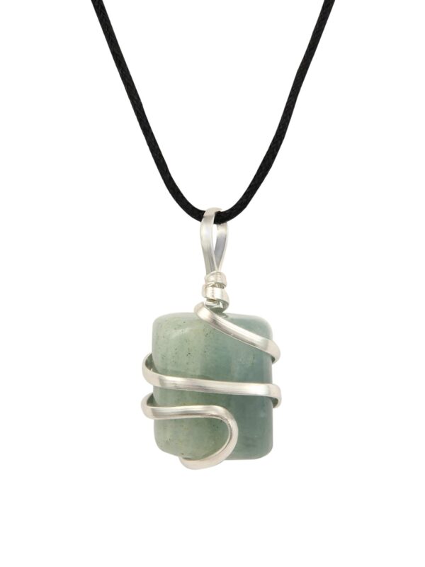 Aquamarine Gemstone Pendant Necklace