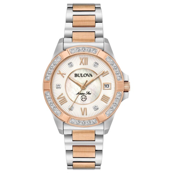 Bulova Analog-Quartz Watch with Stainless-Steel Strap