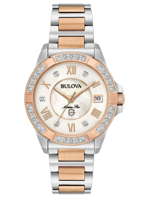 Bulova Analog-Quartz Watch with Stainless-Steel Strap