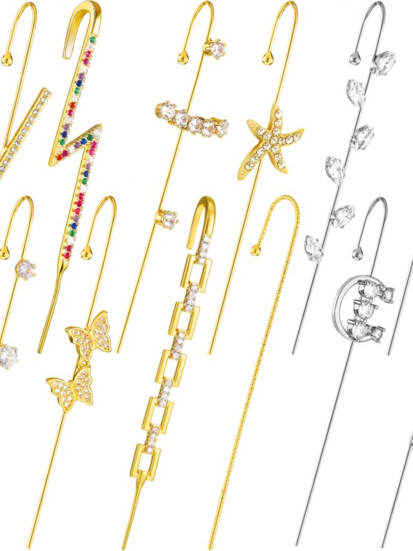 Ear Cuff Wrap Crawler Hook Earrings Ear Climber Hook