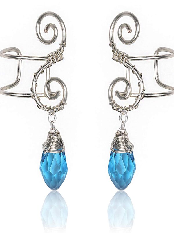 Elf Ear Cuff Earrings, OwMell Non Pierced Ear