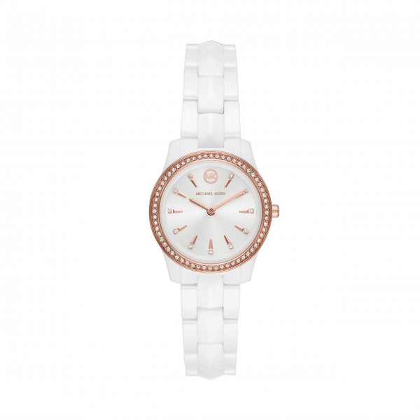 Michael Kors Mercer Quartz Watch with Ceramic Strap