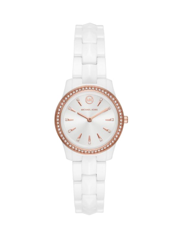 Michael Kors Mercer Quartz Watch with Ceramic Strap