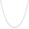 Kooljewelry 14k White Gold Round Cable Chain Necklace