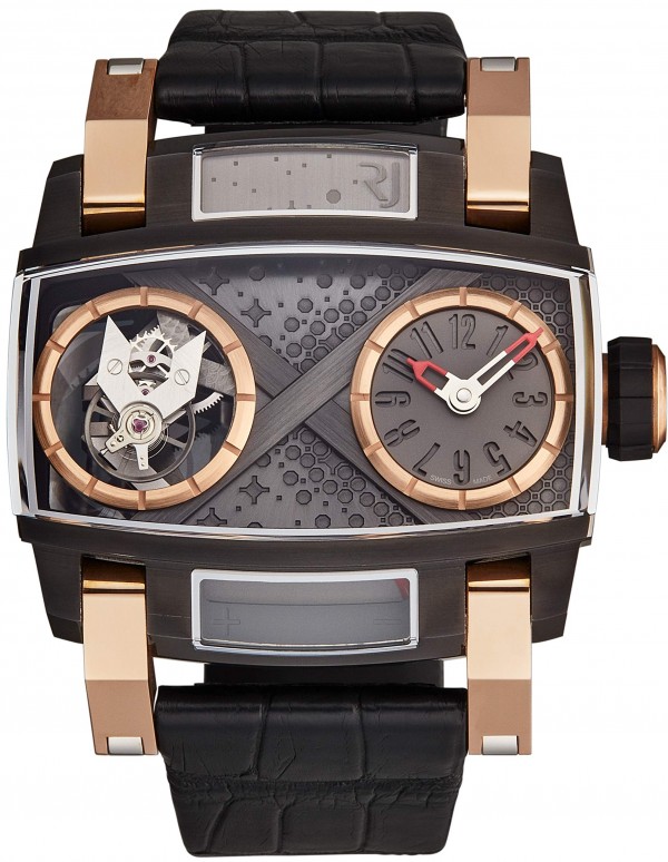 Tourbillon Watch Grey Dial and Sapphire Crystal Romain Jerome Men's