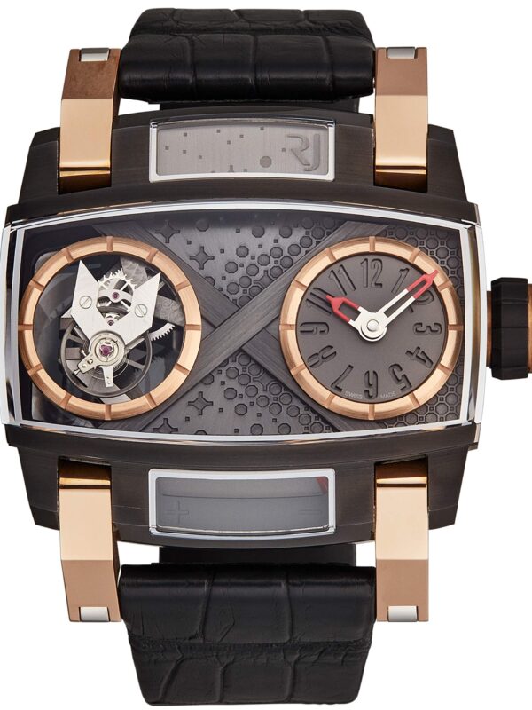 Tourbillon Watch Grey Dial and Sapphire Crystal Romain Jerome Men's
