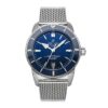 Breitling Blue Dial Stainless Steel Men's Watch