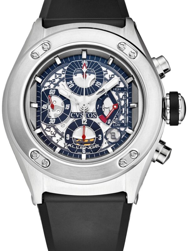 Cvstos Men's 'Challenge' 2 Day Power Reserve Automatic Chronograph Watch