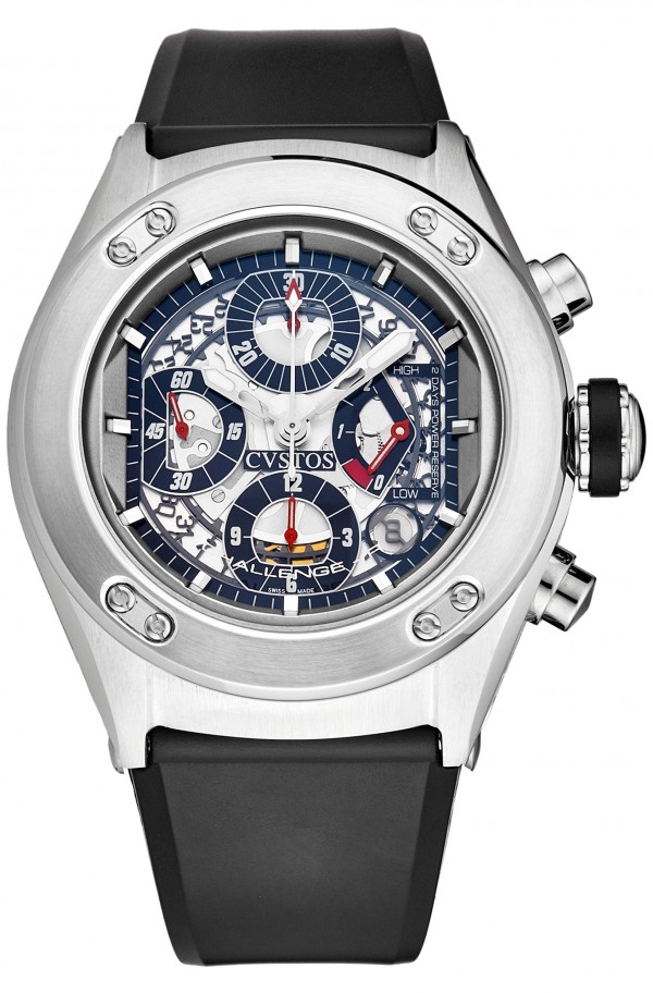Cvstos Men's 'Challenge' 2 Day Power Reserve Automatic Chronograph Watch