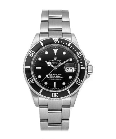 Black Dial Mens Automatic Rolex Submariner Watch