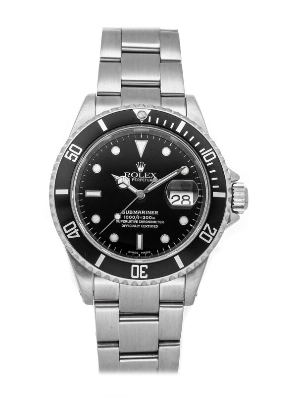 Black Dial Mens Automatic Rolex Submariner Watch