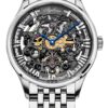 Agelocer Men's Top Brand Stainless Steel Skeleton Mechanical Luxury Watch