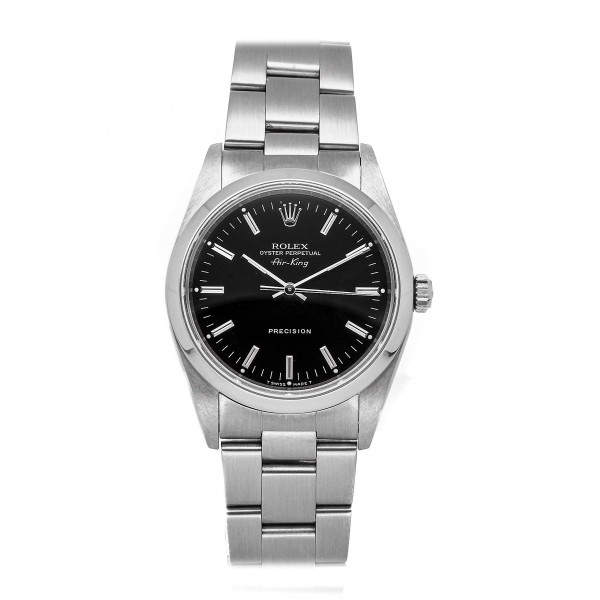 Black Dial Automatic Womens Watch Rolex Air-King Mechanical