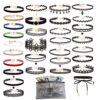56 PCS Choker Necklace, K&Q Classic Colorful Gothic Collar