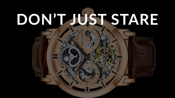 Stuhrling Original Automatic-Self-Wind Luxury Dress Skeleton