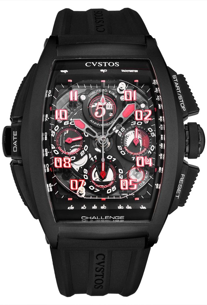 Automatic Watch - Black Dial with Black Luminous Hands and Date Cvstos