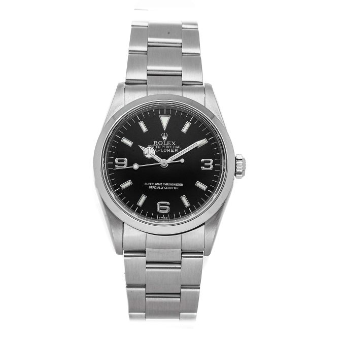Black Dial Watch Rolex Explorer Automatic
