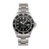 A Certified Pre-Owned Rolex Submariner 16610 with a sleek black dial, durable stainless steel case, and matching Oyster bracelet, showcasing timeless luxury and bold design. 