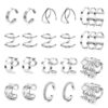 Non Piercing Helix Ear Clip CZ Fake Cartilage Earring