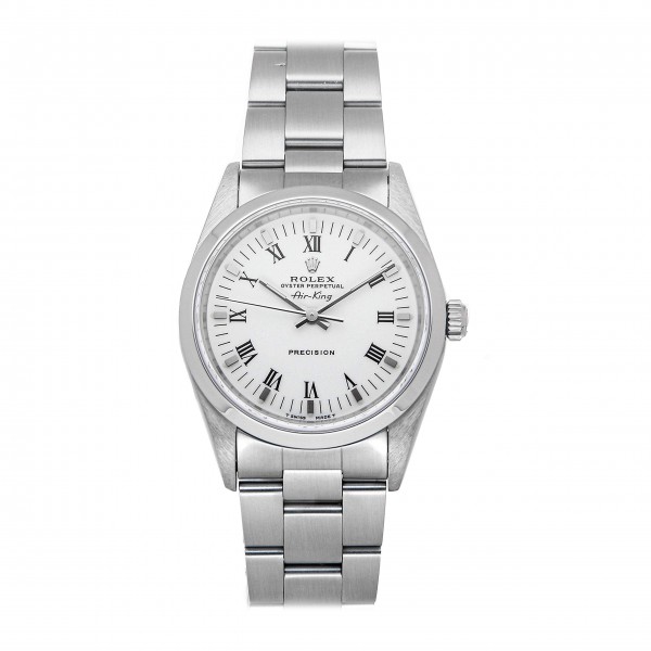 Automatic Rolex Air-King Mechanical White Dial Womens Watch