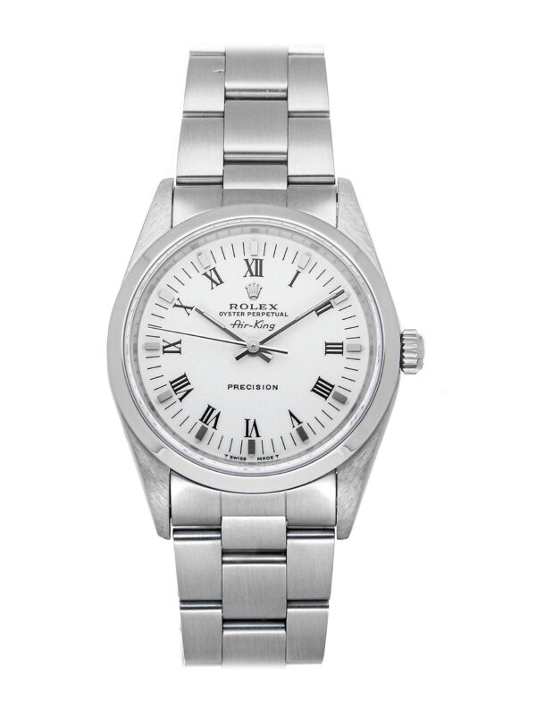 Automatic Rolex Air-King Mechanical White Dial Womens Watch