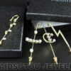 Hypoallergenic Piercing Gold Ear Cuffs Crawler Hook Earrings