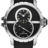 Jaquet Droz Black Dial Rubber Strap Swiss Automatic Watch