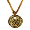 Ross-Simons Italian Leopard Murano Glass Multi-Strand Necklace