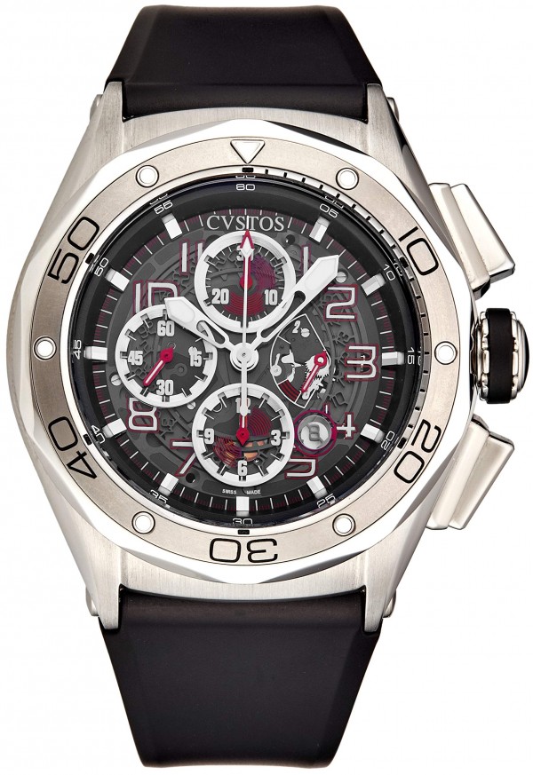 Cvstos Men's 'Challenge-R 50' 2 Day Power Reserve Automatic Watch