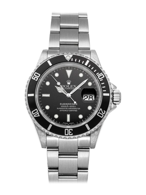 Black Dial Mens Watch Rolex Submariner Mechanical