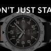 Stuhrling Original Mens Watch -Black Leather Dress Watches