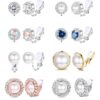SAILIMUE 8 Pairs Clip Earrings Sets for Women