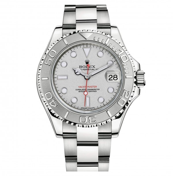 Platinum Rolex Yacht Master with Platinum Dial