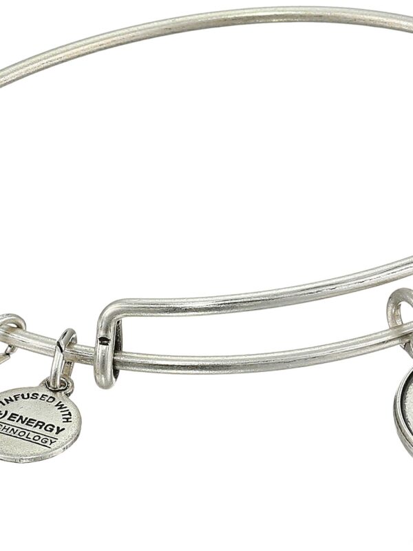Silver-Tone Aquarius II Expandable Wire Bangle Bracelet