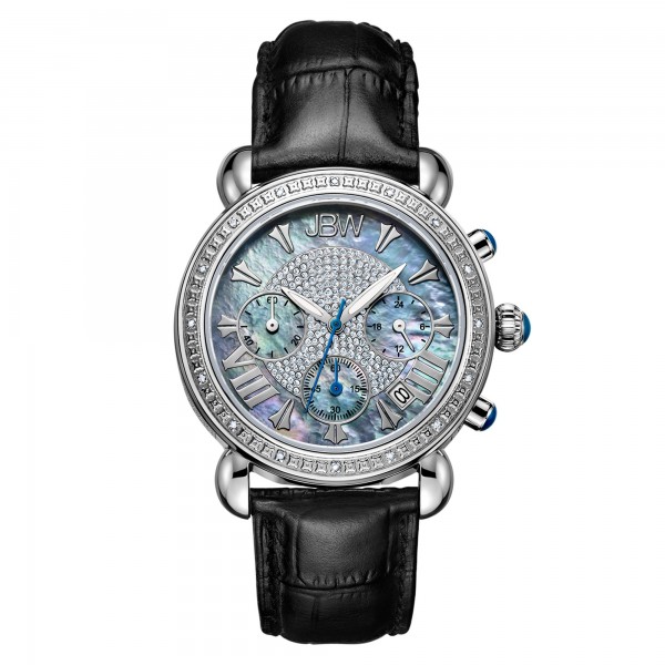 Carat Diamond Wrist Watch with Leather Bracelet Victory