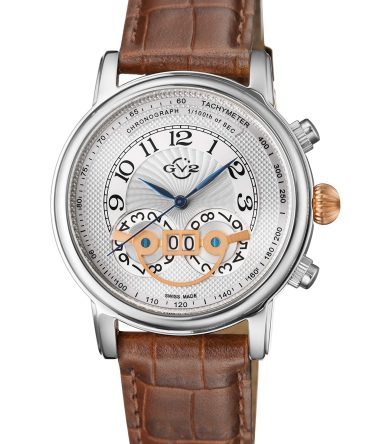 Montreux Stainless Steel Swiss Quartz Watch Calfskin Strap