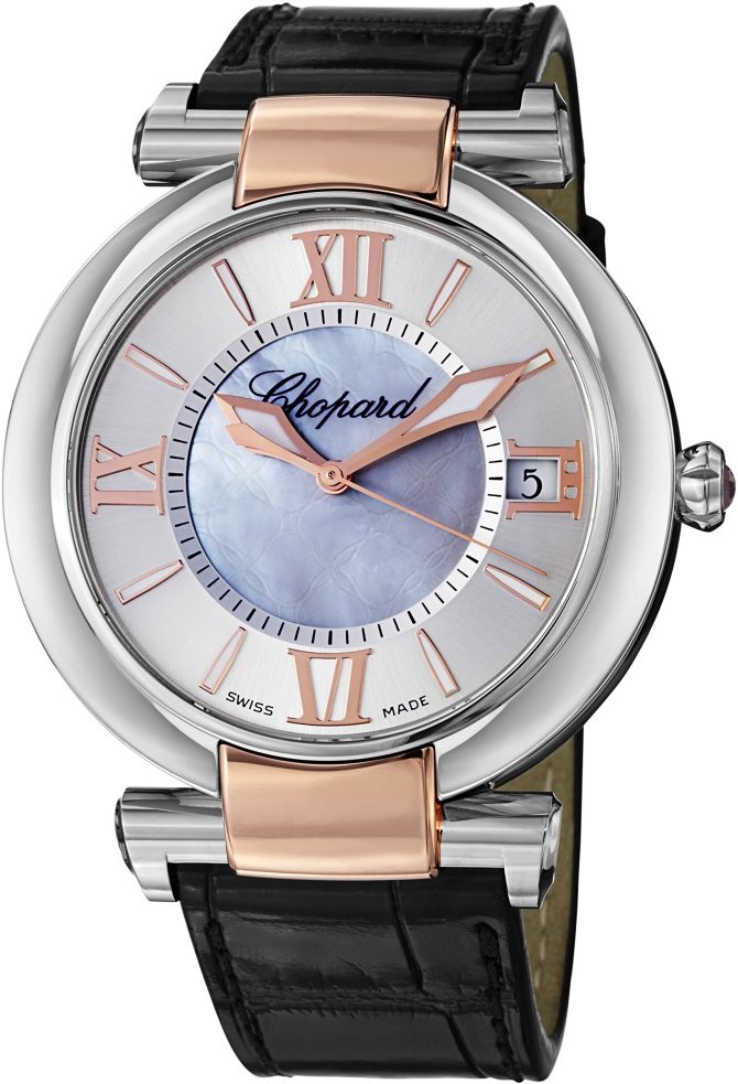 Chopard Imperiale Mother of Pearl Dial Two Tone Automatic Swiss Watch