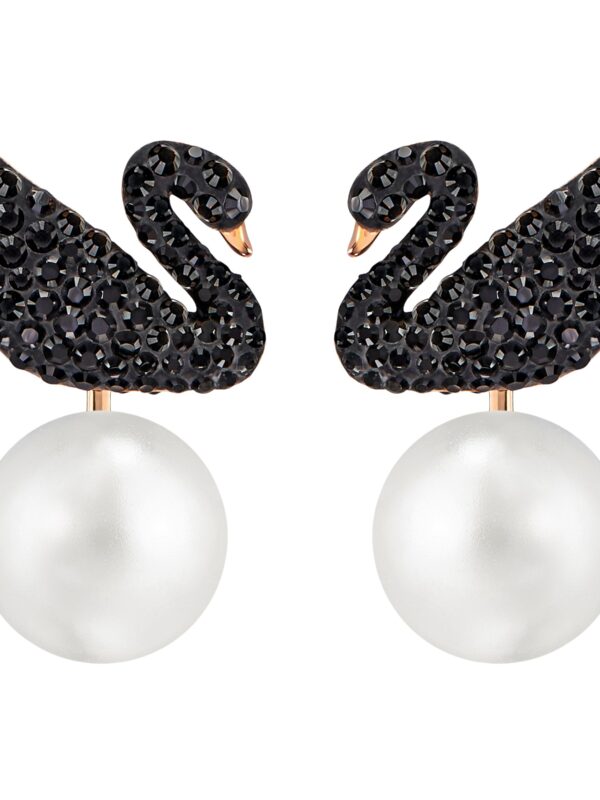 Swarovski Iconic Swan Pierced Earrings for Women
