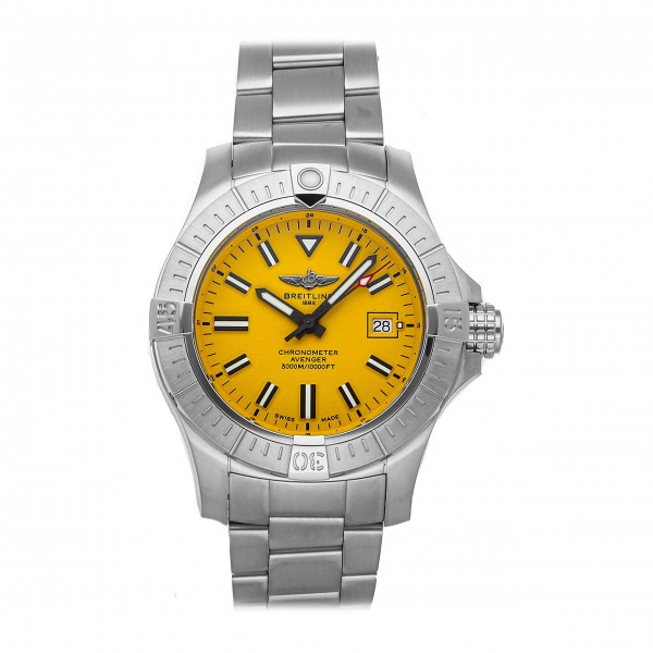 Breitling Avenger Mechanical (Automatic) Yellow Dial Mens Watch