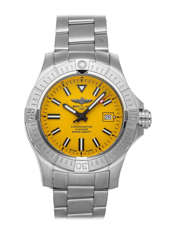 Breitling Avenger Mechanical (Automatic) Yellow Dial Mens Watch