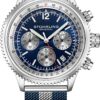Stuhrling Original Mens Dress Watch Blue Tachymeter 24-Hour Subdial