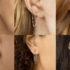 7 Pcs Dainty Minimalist Chain Cuff Earrings