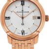 Alexander Heroic Macedon Mens Rose Gold Watch Metal Band