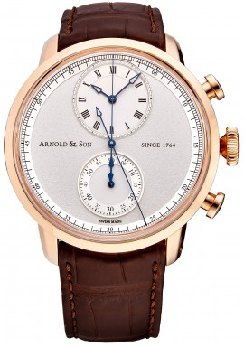 18K Rose Gold Automatic Watch Arnold & Son True Beat Chronograph