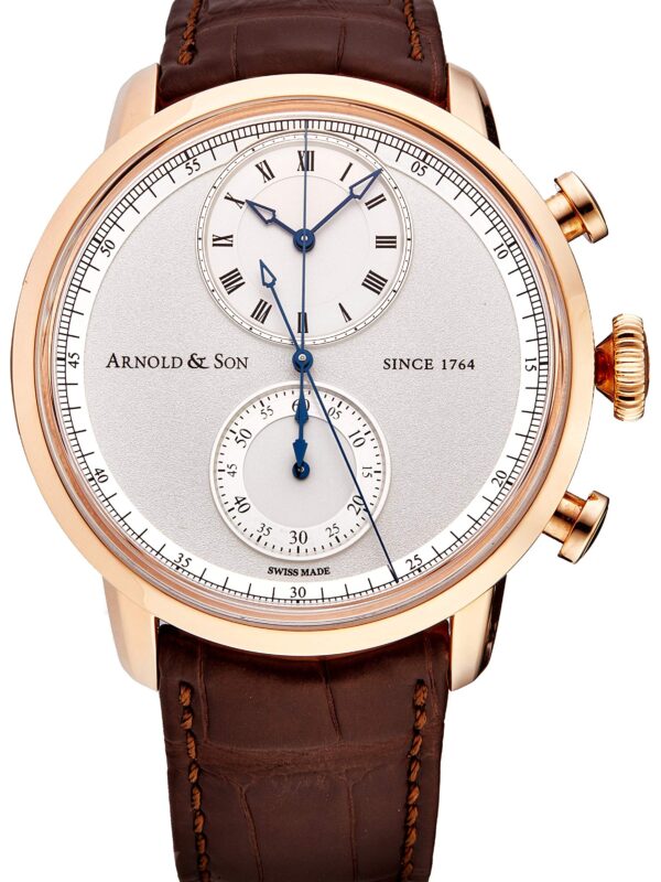 18K Rose Gold Automatic Watch Arnold & Son True Beat Chronograph