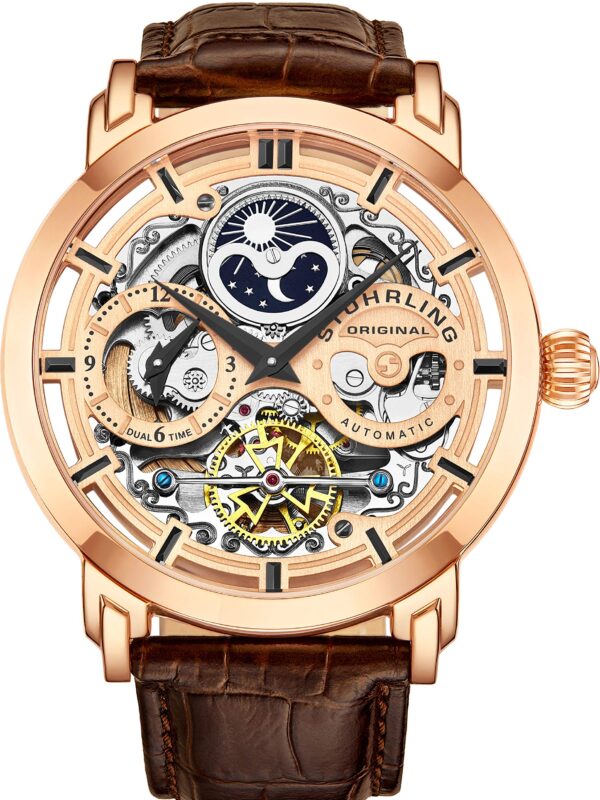 Stuhrling Original Automatic-Self-Wind Luxury Dress Skeleton